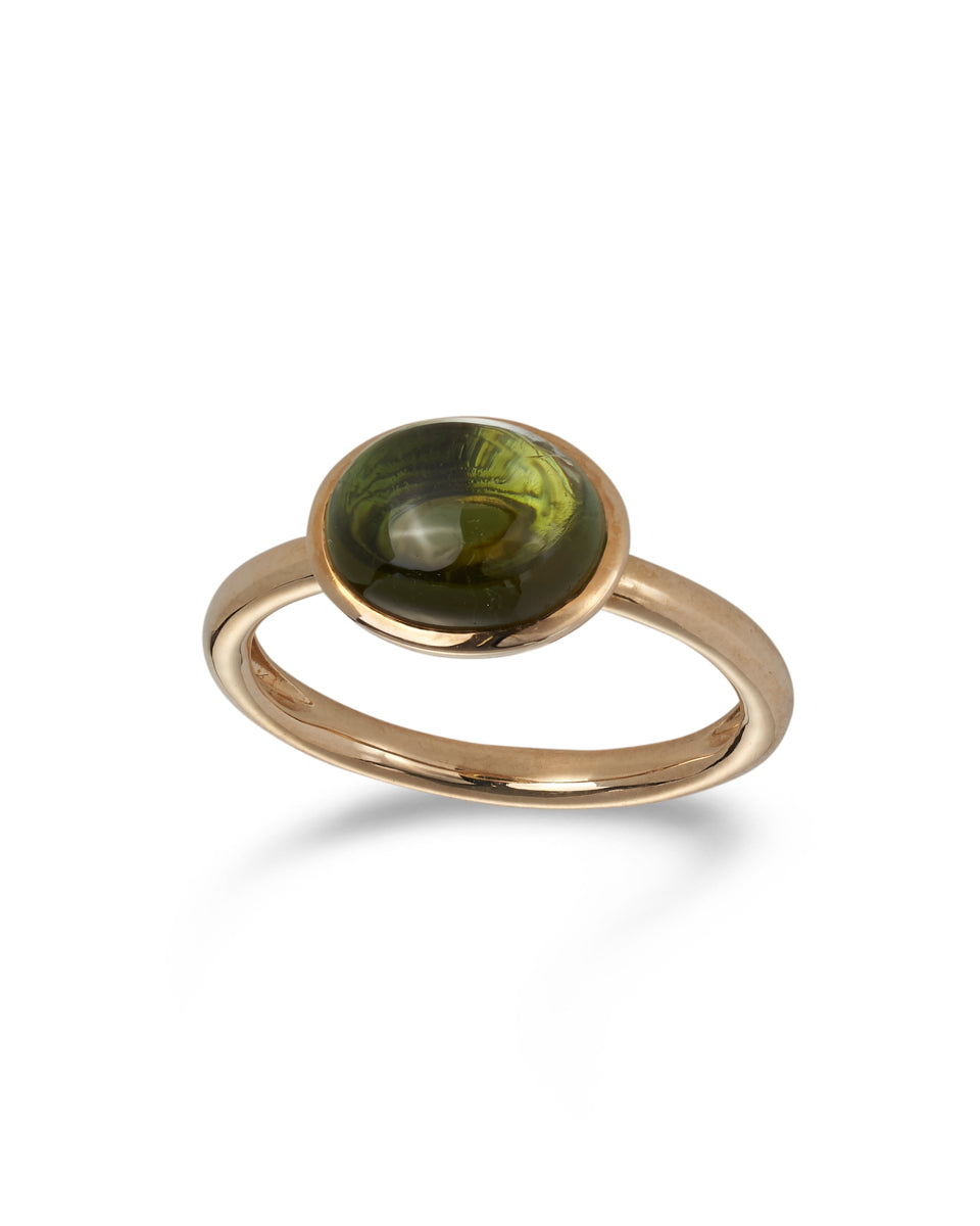 Cabochon Tourmaline Cocktail Ring