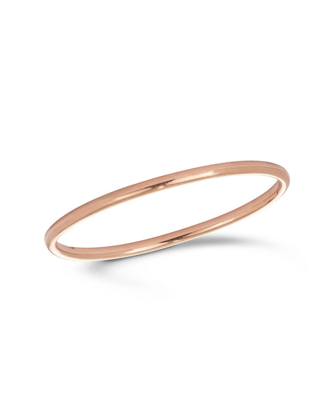 Antique Solid 9ct Rose Gold Bangle. Weight 28.3 grams