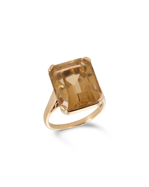 Vintage Citrine Cocktail RingVintage Citrine Cocktail Ring, 1960s