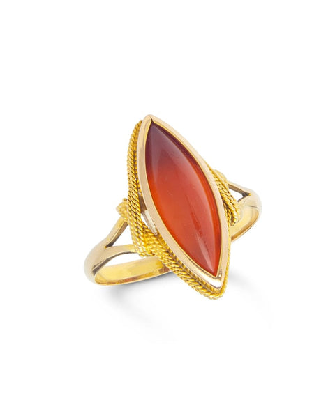Vintage Carnelian Dress Ring