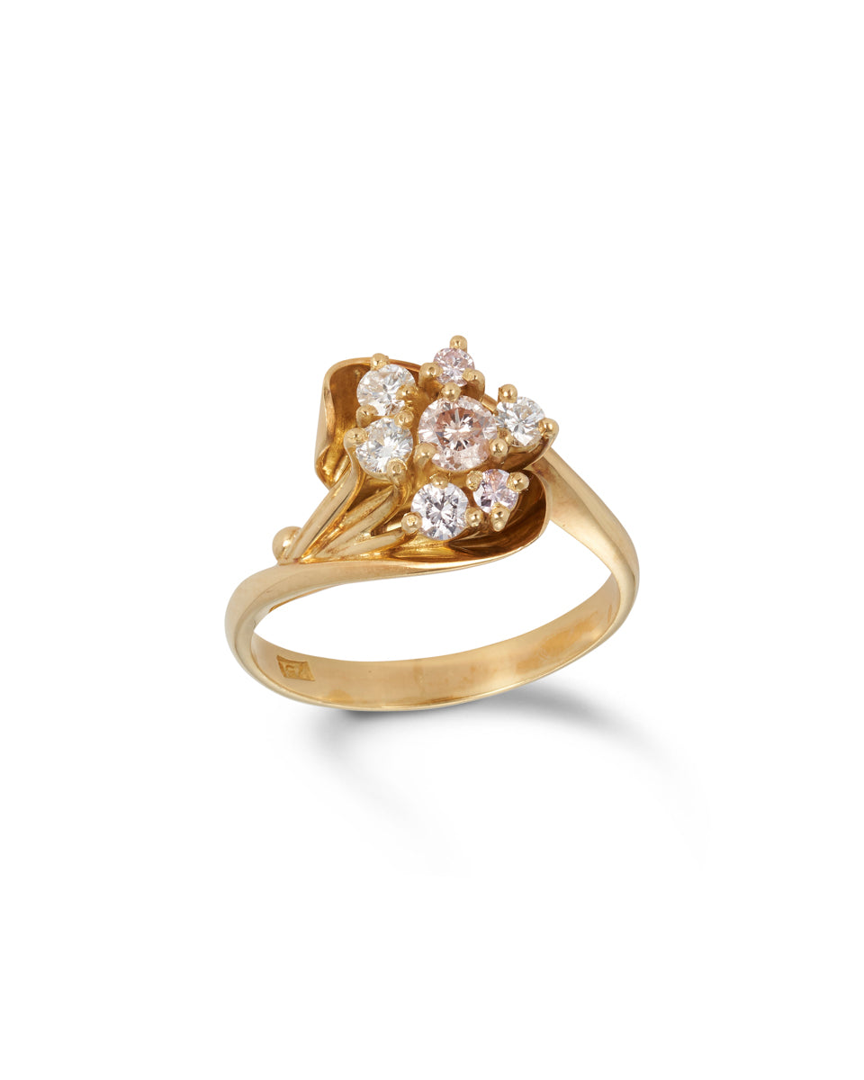 Pink & White Argyle Diamond Ring