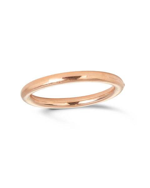 Antique Australian 9ct Gold Wax Filled Hoop Bangle