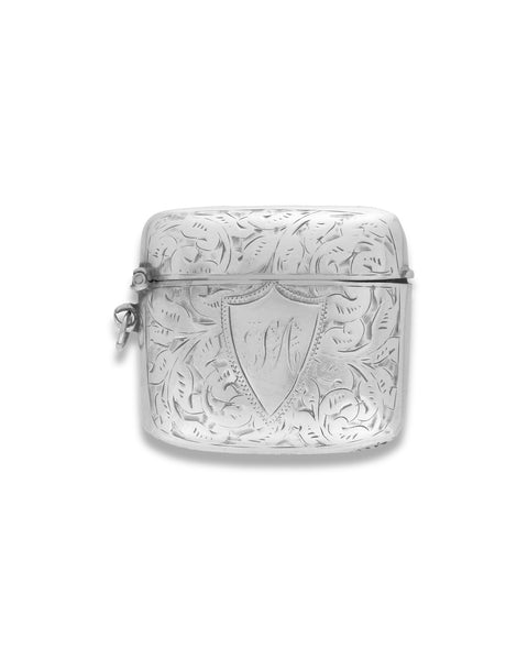 Antique Sterling Silver Vesta, Birmingham 1900