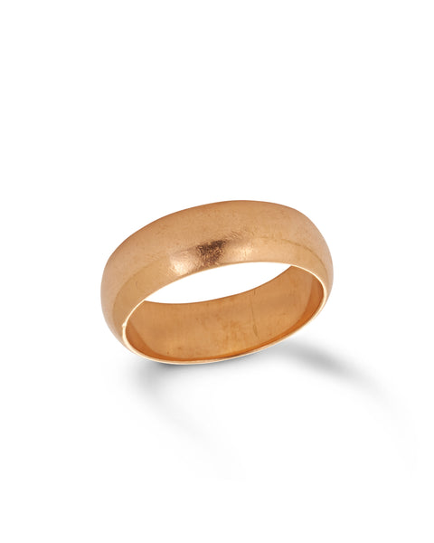 Antique Russian Rose Gold Band
