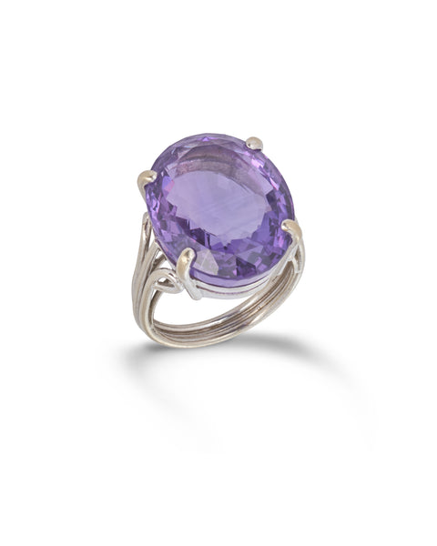 Vintage Amethyst Cocktail Ring