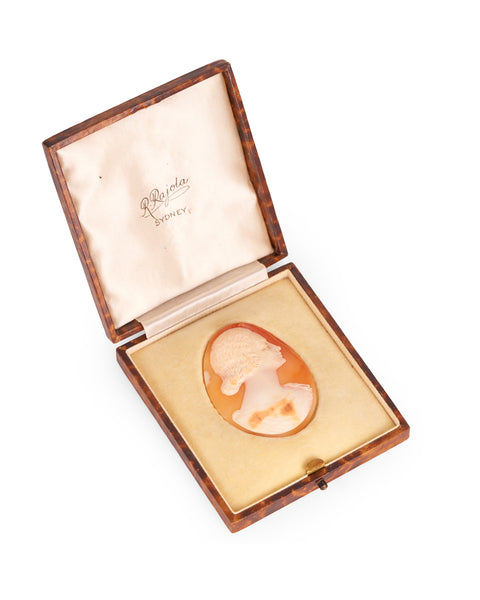 Antique Australian Portrait Cameo