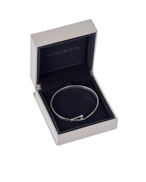 Vintage Silver 'Torun' Bangle, Georg Jensen. Pattern number 204. Designed by Vivianna Torun.