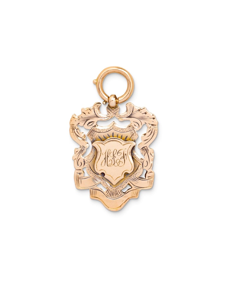 Antique Rose Gold Fob, Chester 1903