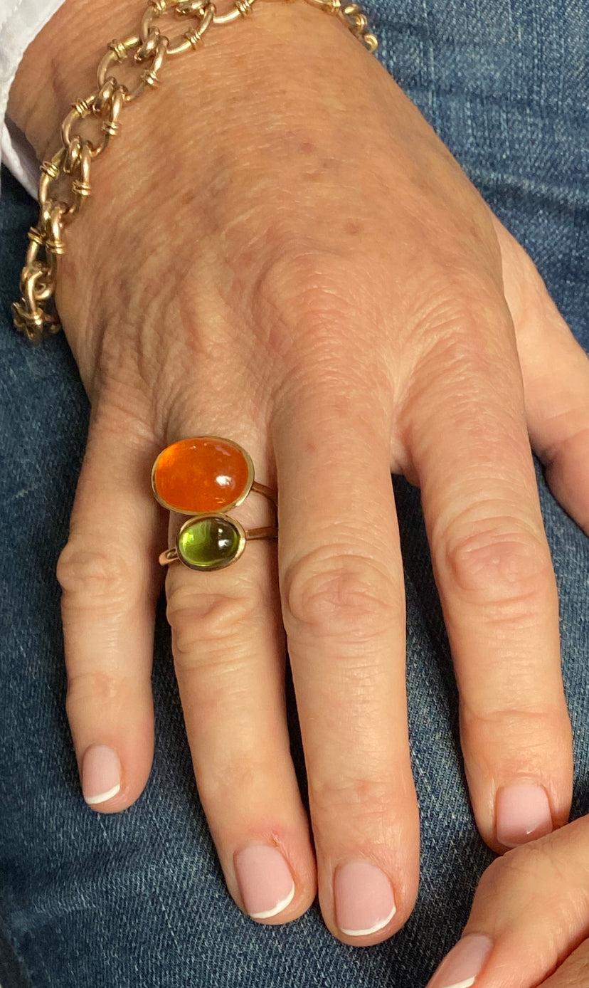 Cabochon Cocktail Rings