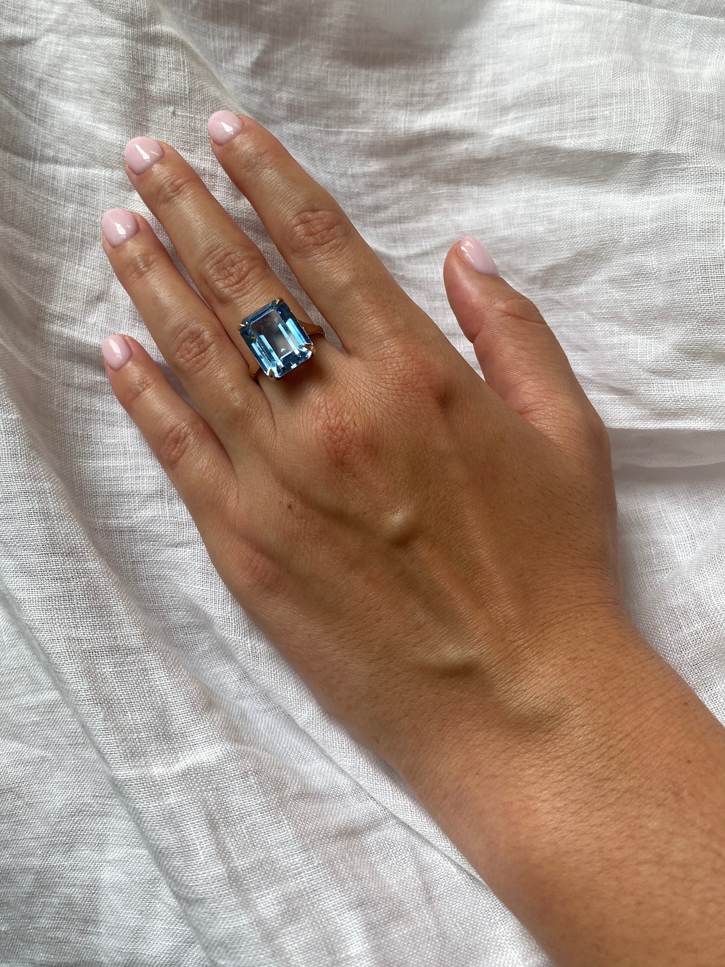 9ct Spinel Cocktail Ring, 1960s