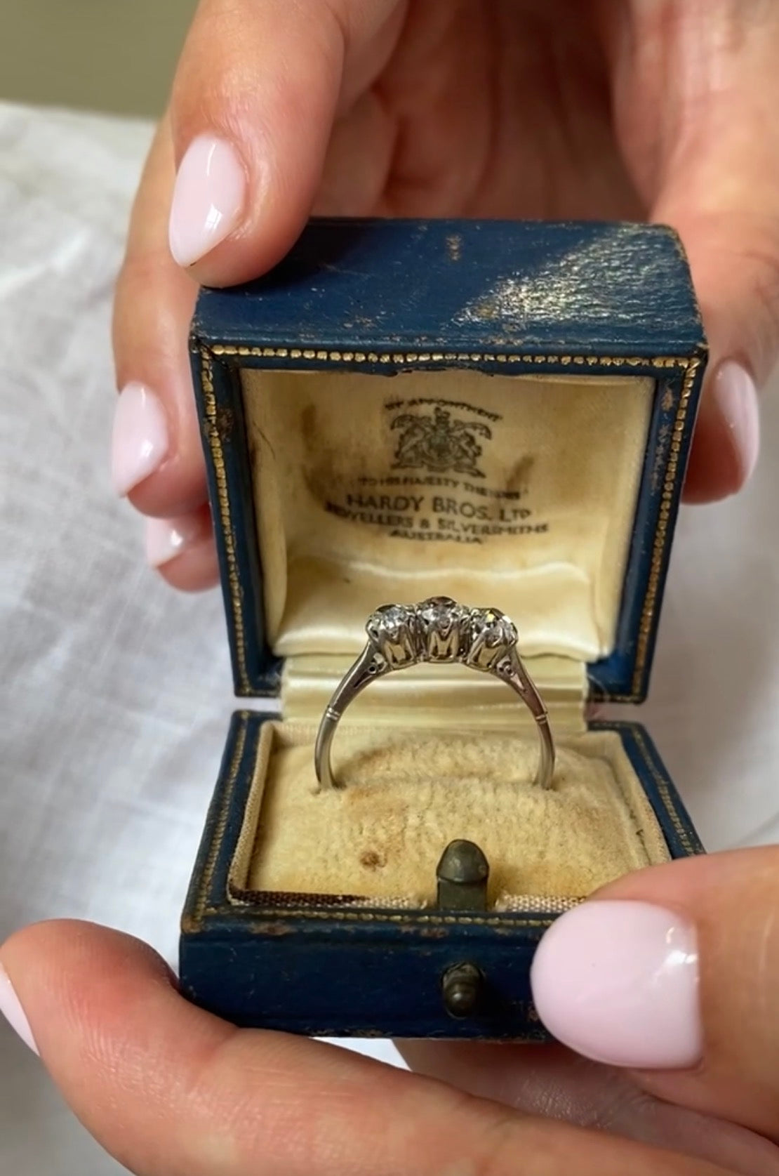 Art Deco Diamond Ring, 1930s Platinum