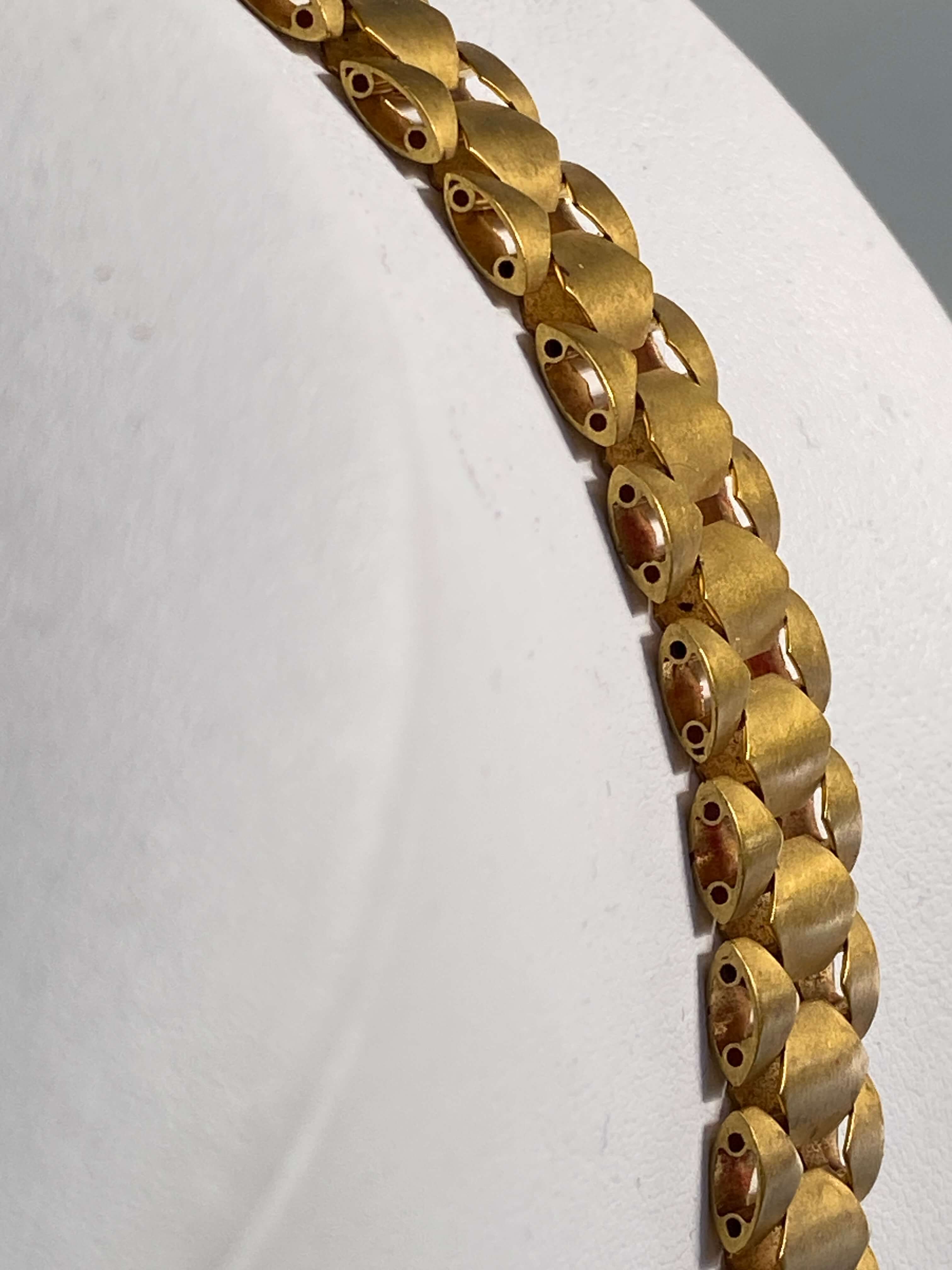 Antique Victorian Gold Book Chain Collar, 1880–1900