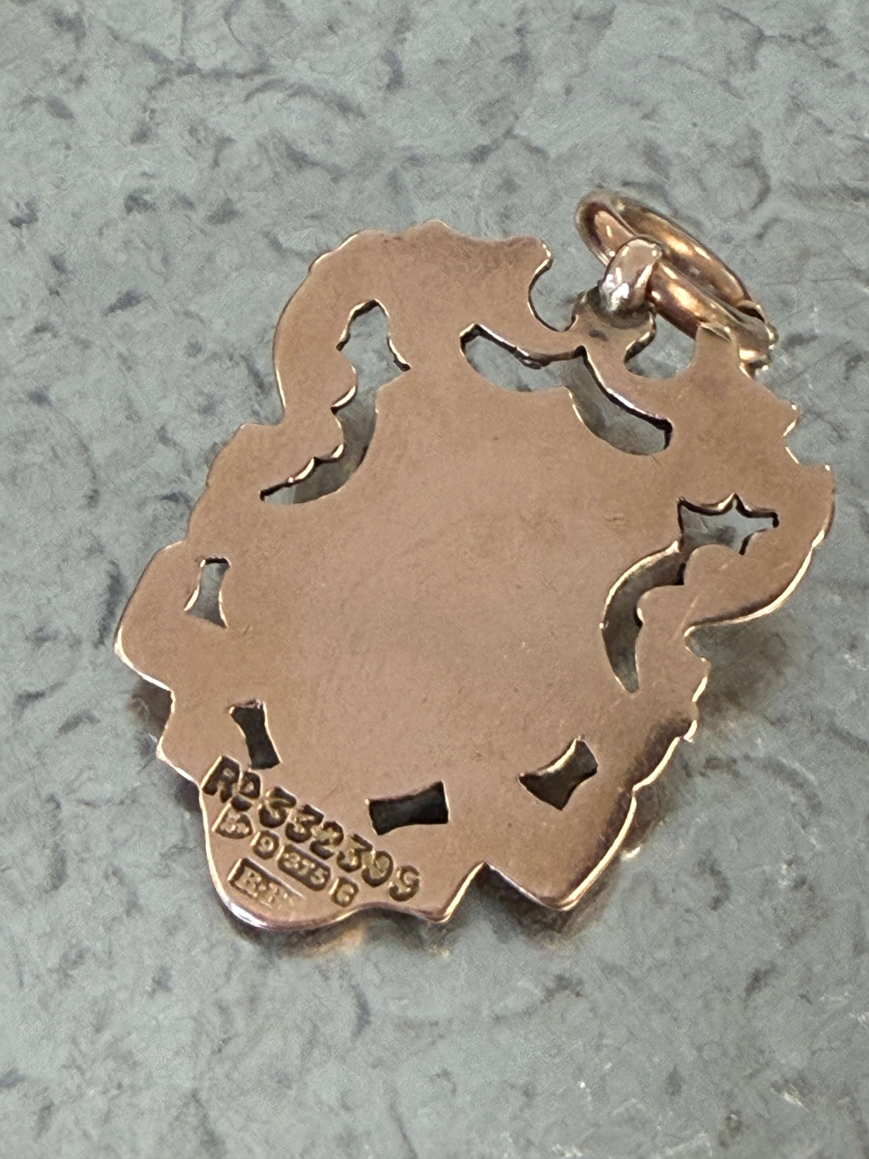 Antique Rose Gold Fob, Chester 1903