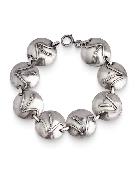 Georg Jensen USA INC, Sterling Silver Wheat Bracelet