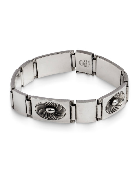 Authentic Georg Jensen, Silver Bracelet No. 56A, Henry Pilstrup