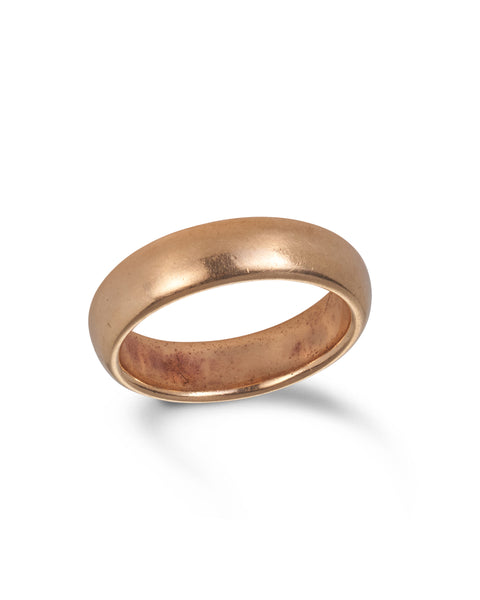 Antique Gold Wedding Band