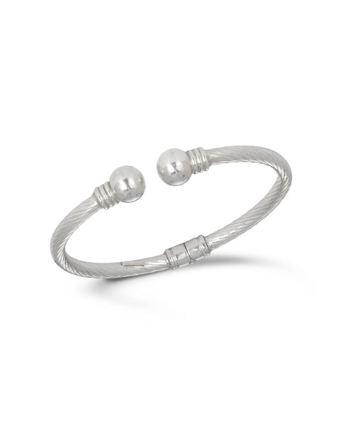 Vintage Italian Sterling Silver Bangle