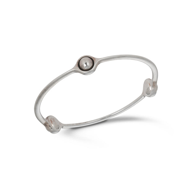 Vintage Silver 'Sphere' Bangle, Georg Jensen
