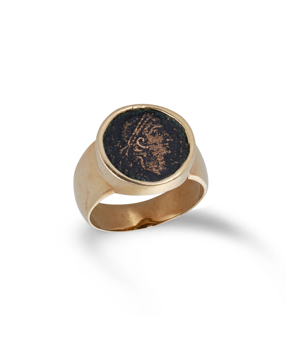 Italian Gold Coin Ring, Il Gioiello