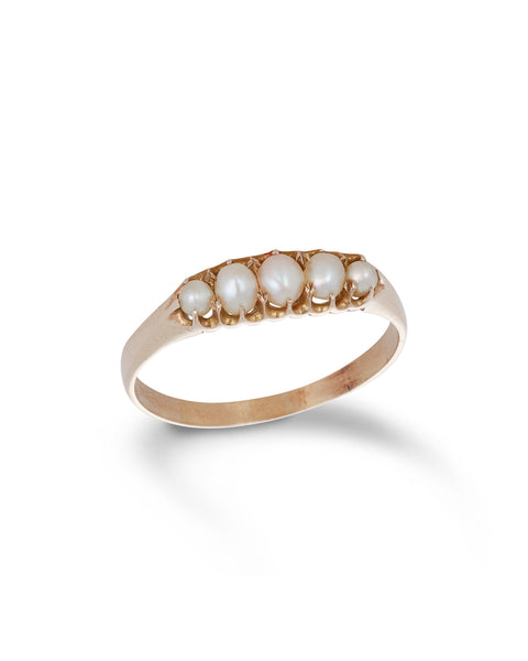 Antique Natural Pearl Ring