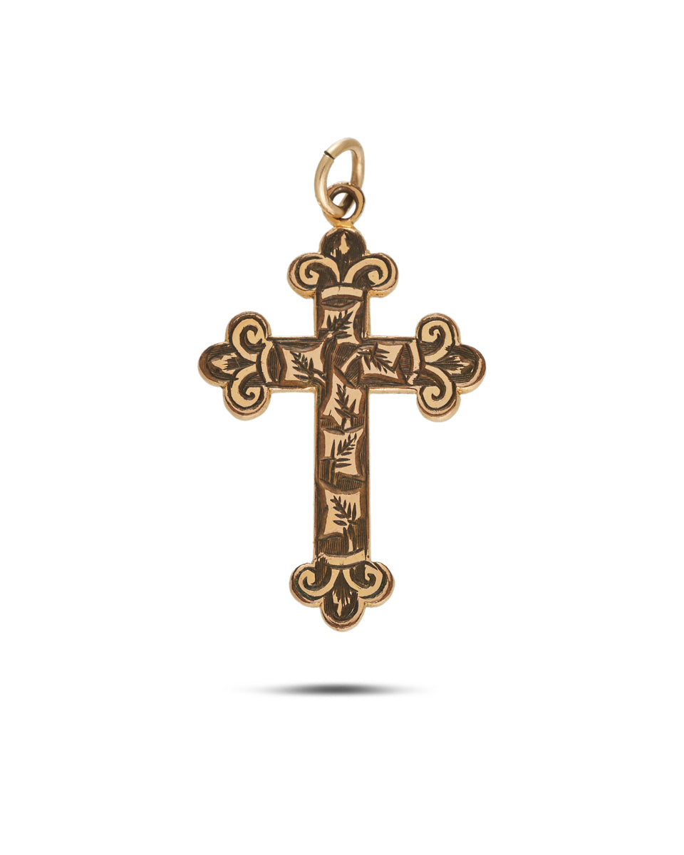 Antique Victorian Gold Cased Cross