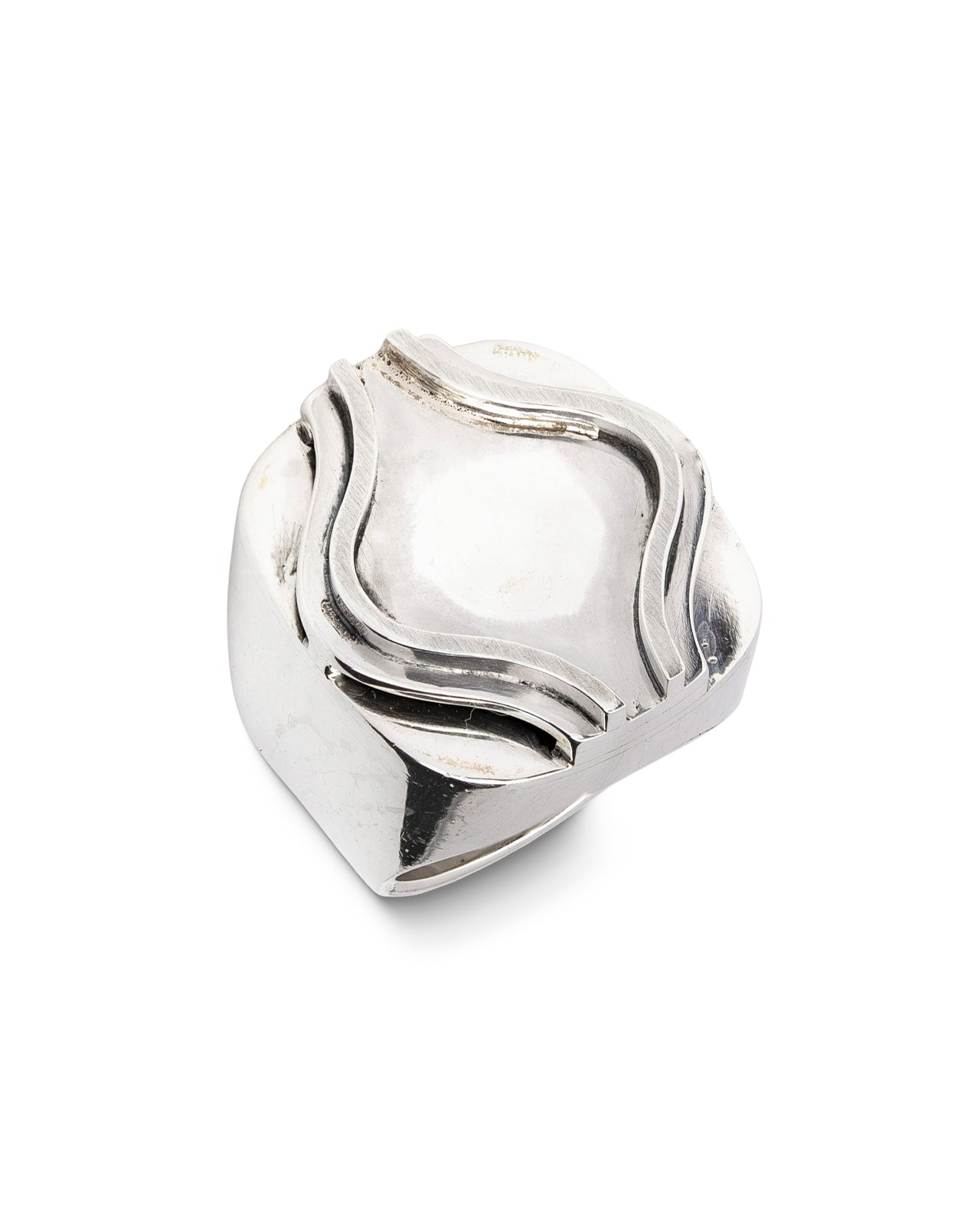 Mid-Century Sterling Silver Ring, Graeme Lennox, Melbourne. Size N/O
