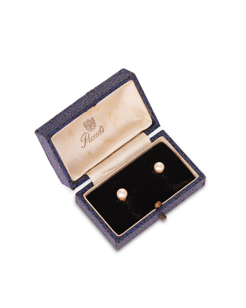 Cultured Pearl Earrings, Hardy Bros