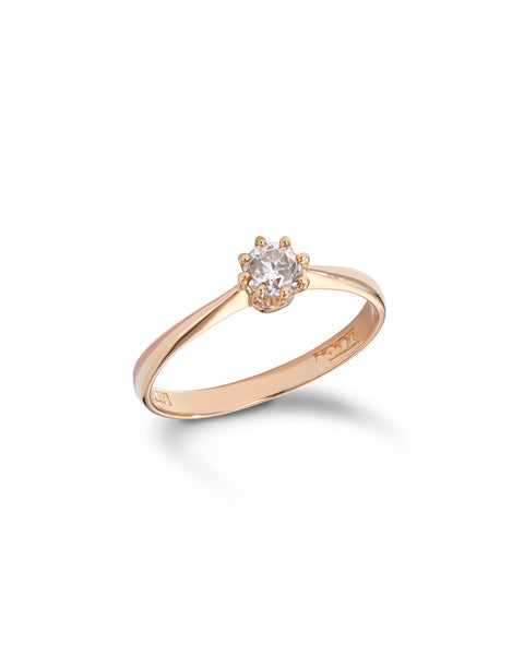 Antique Solitaire Diamond Ring