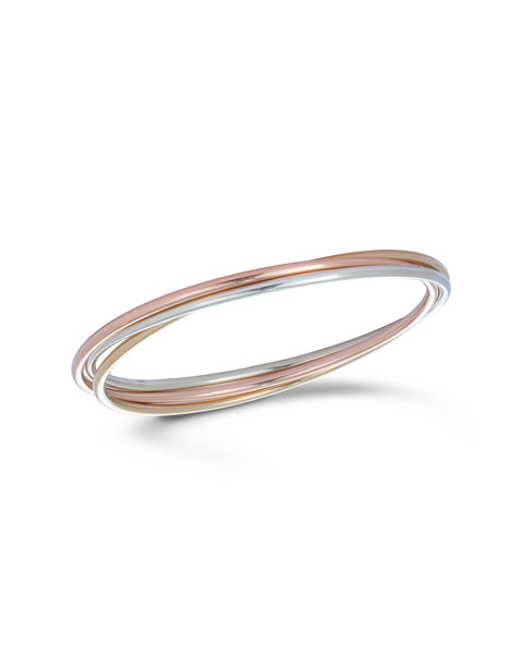 Vintage Gold Trinity Bangle