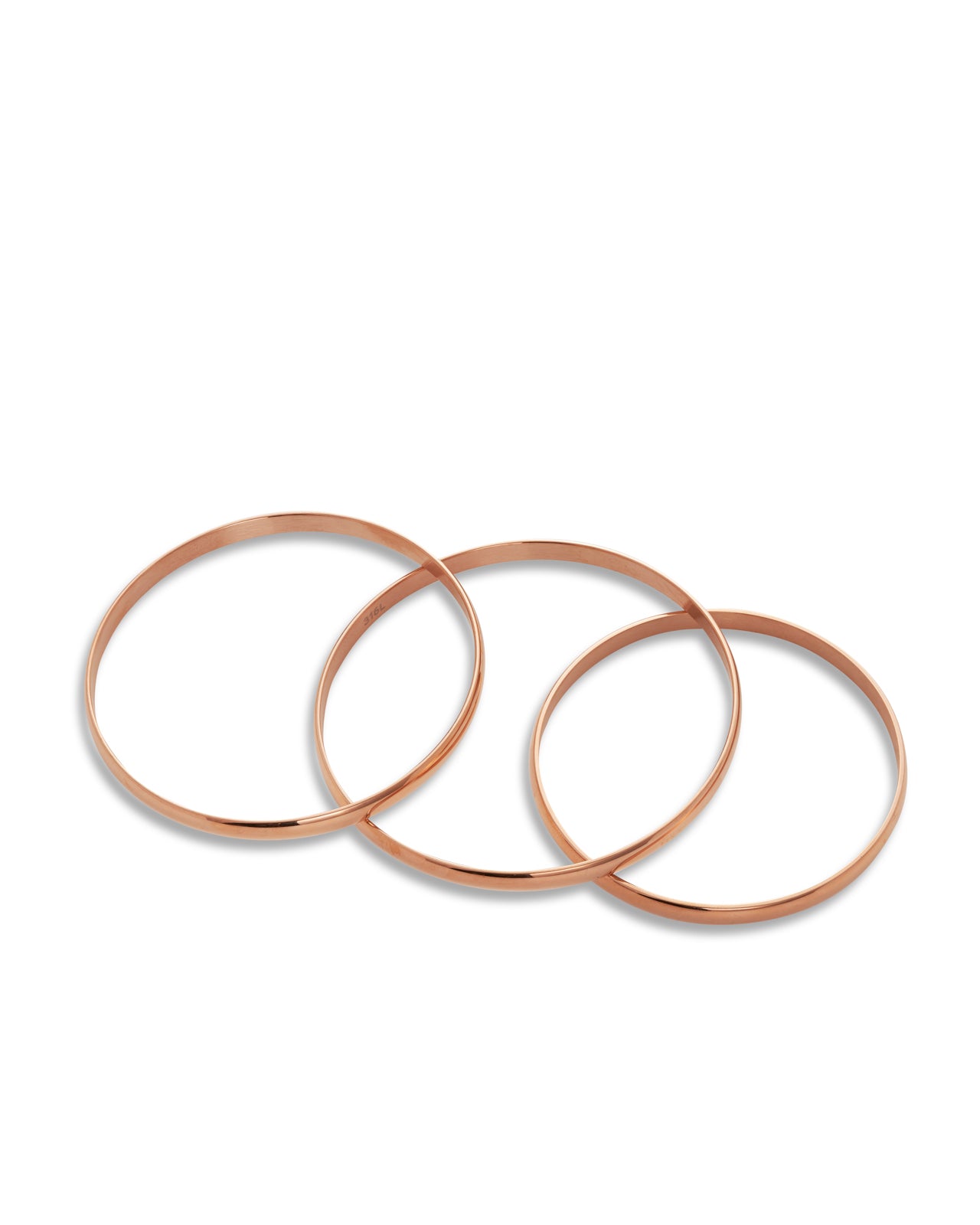 Rose Gold over Stainless Steel Bangle