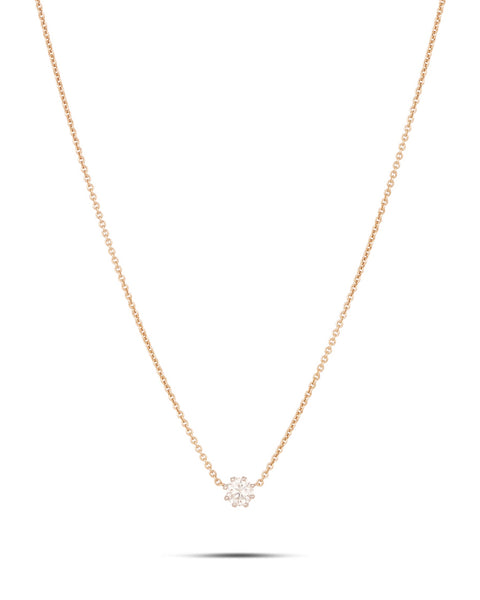 Vintage 0.25 carat Diamond Necklet, 9ct yellow gold