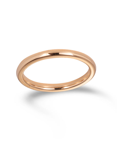 Contemporary Gold Wedding Band 