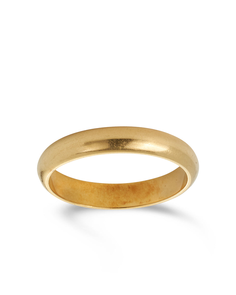 Vintage Gold Wedding Band or stacking ring