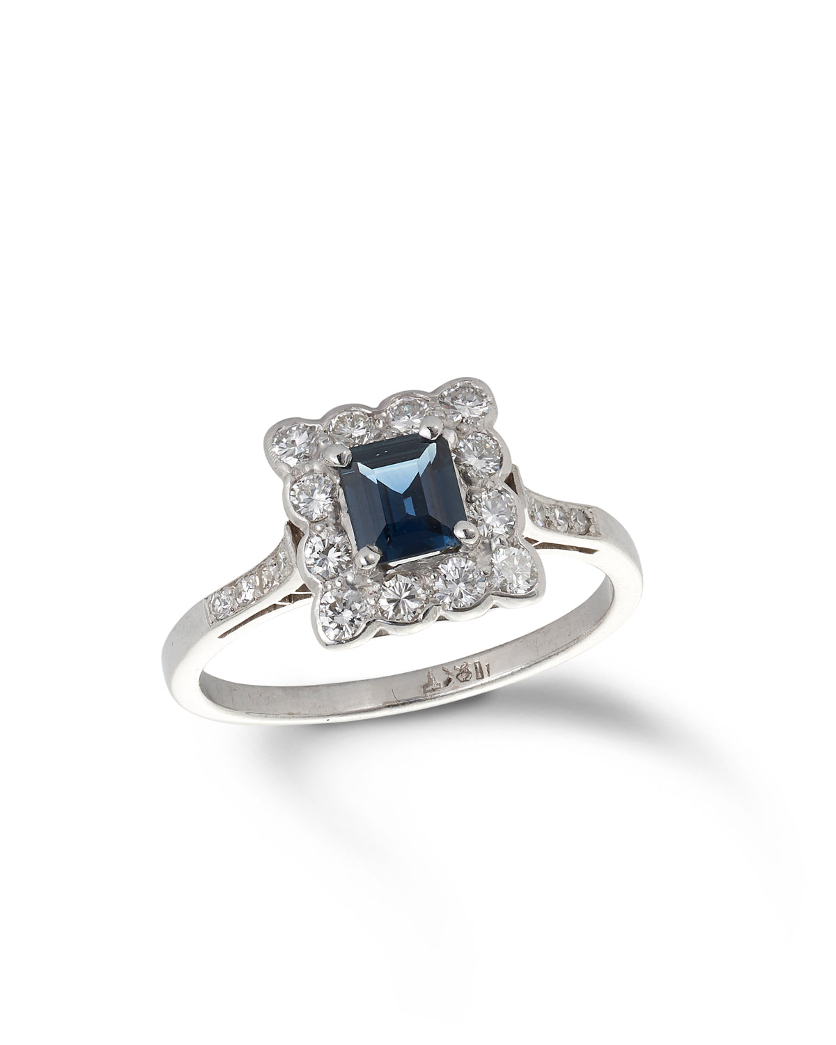 Vintage Sapphire & Diamond Ring, 1960's