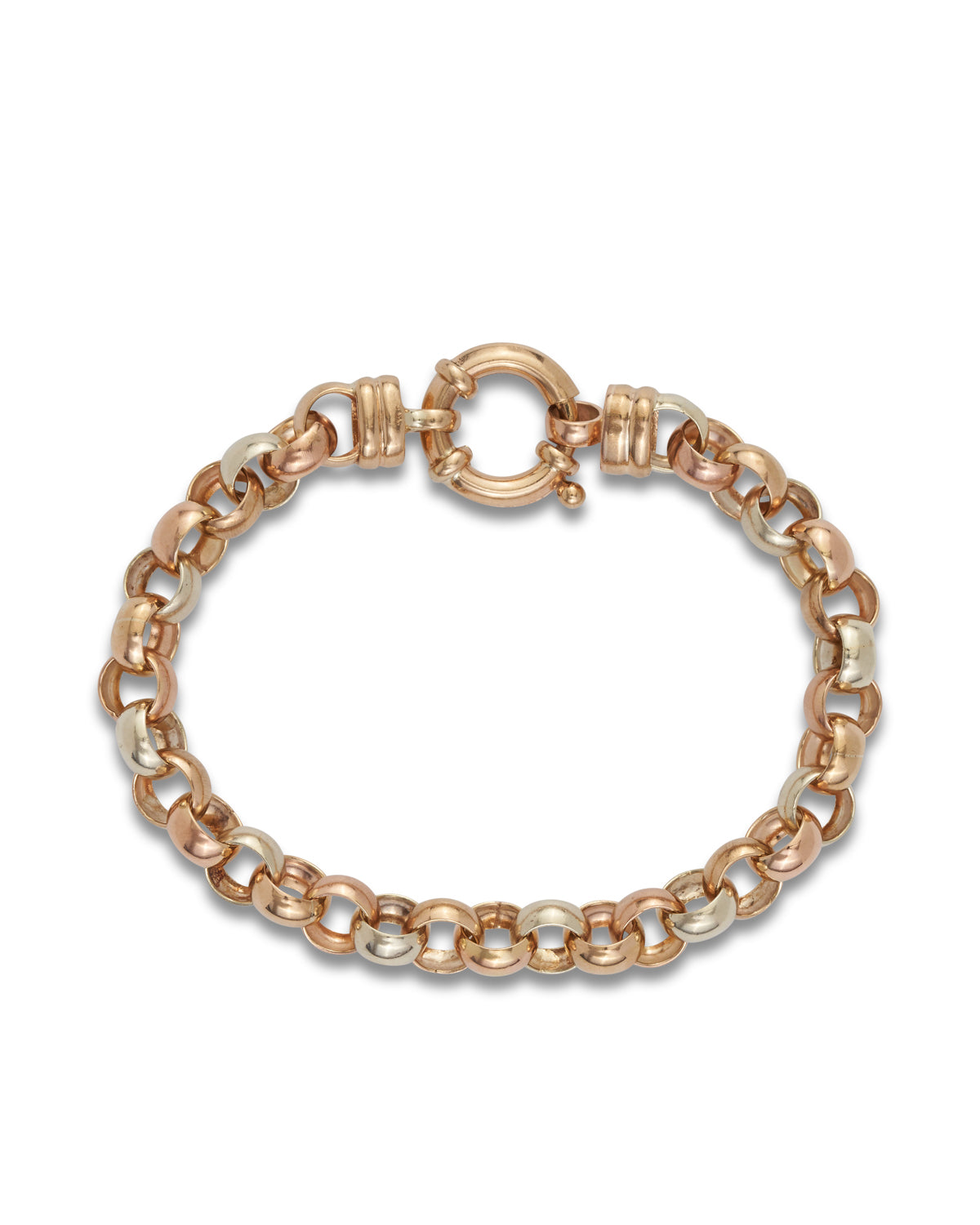 Vintage Gold Two-Tone Bracelet