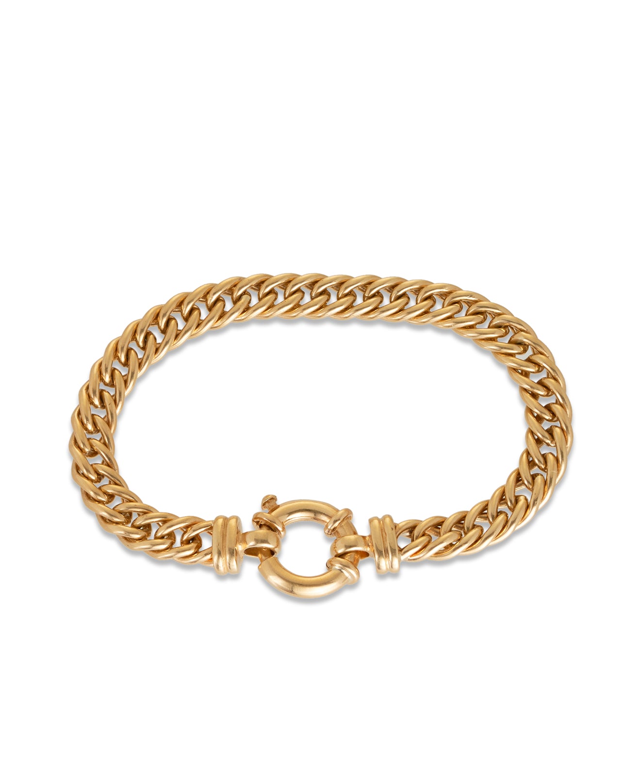 Vintage Gold Curblink Bracelet