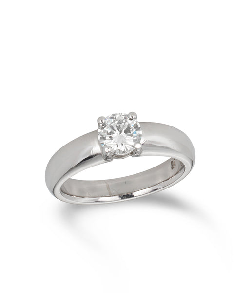 Solitaire Diamond Engagement Ring