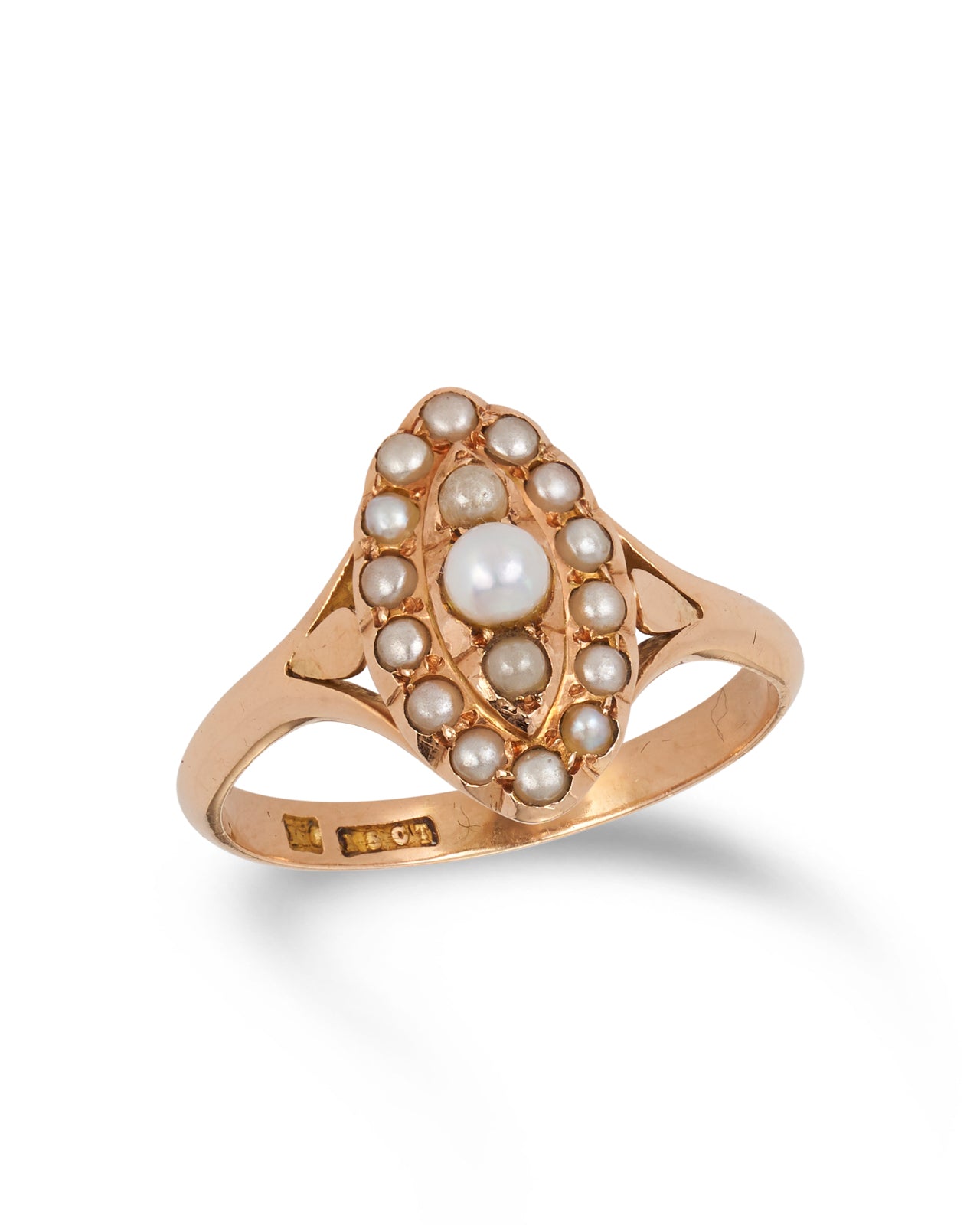 Antique Australian Seed Pearl Ring