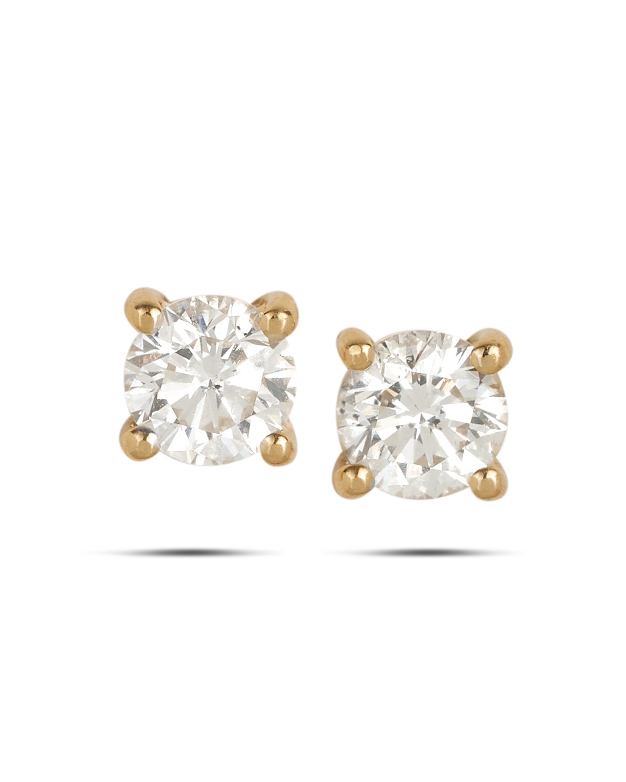 Diamond Stud Earrings 18ct 1.09 carat