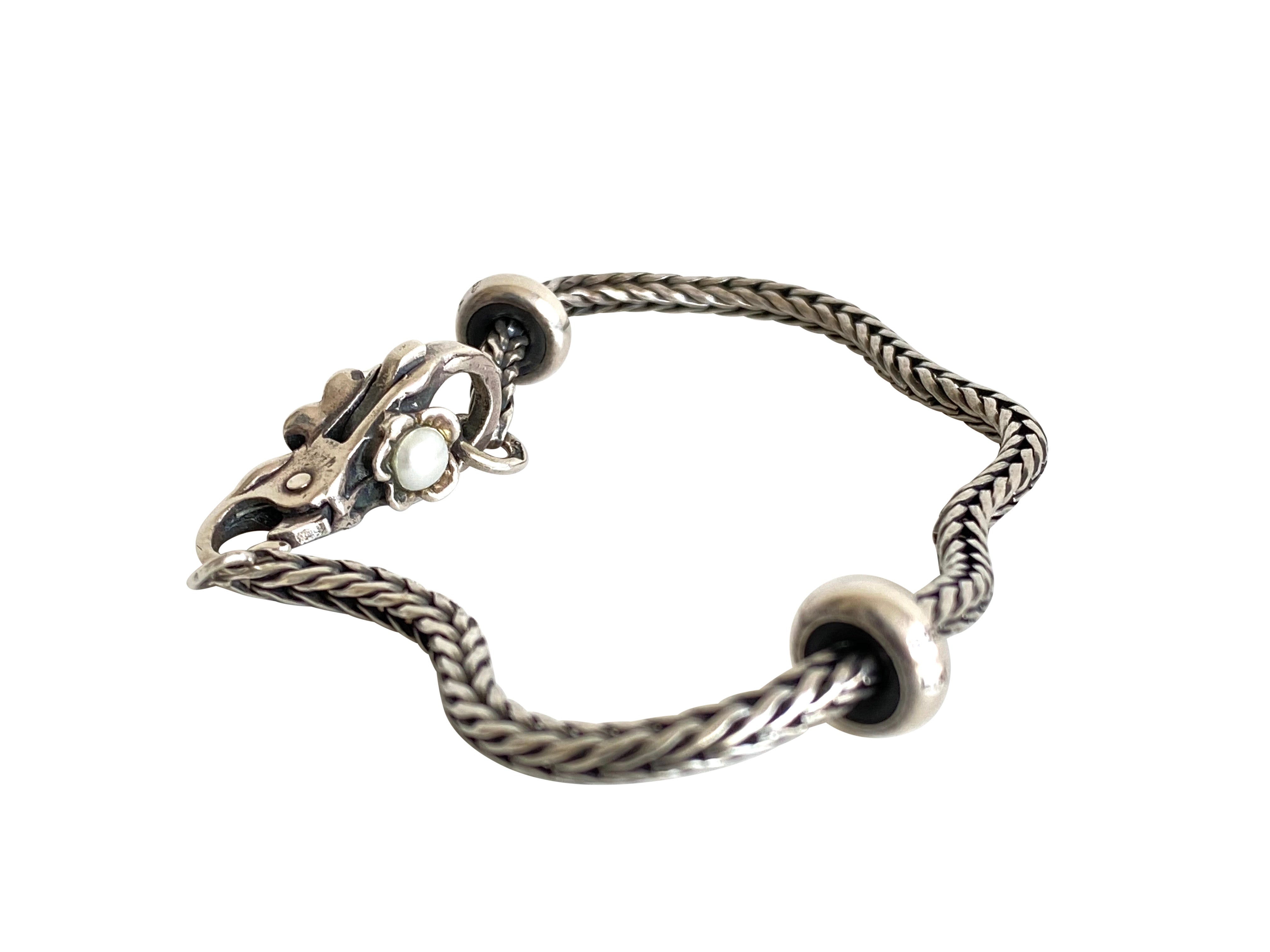 Danish Silver Charm Bracelet, Trollbeads.