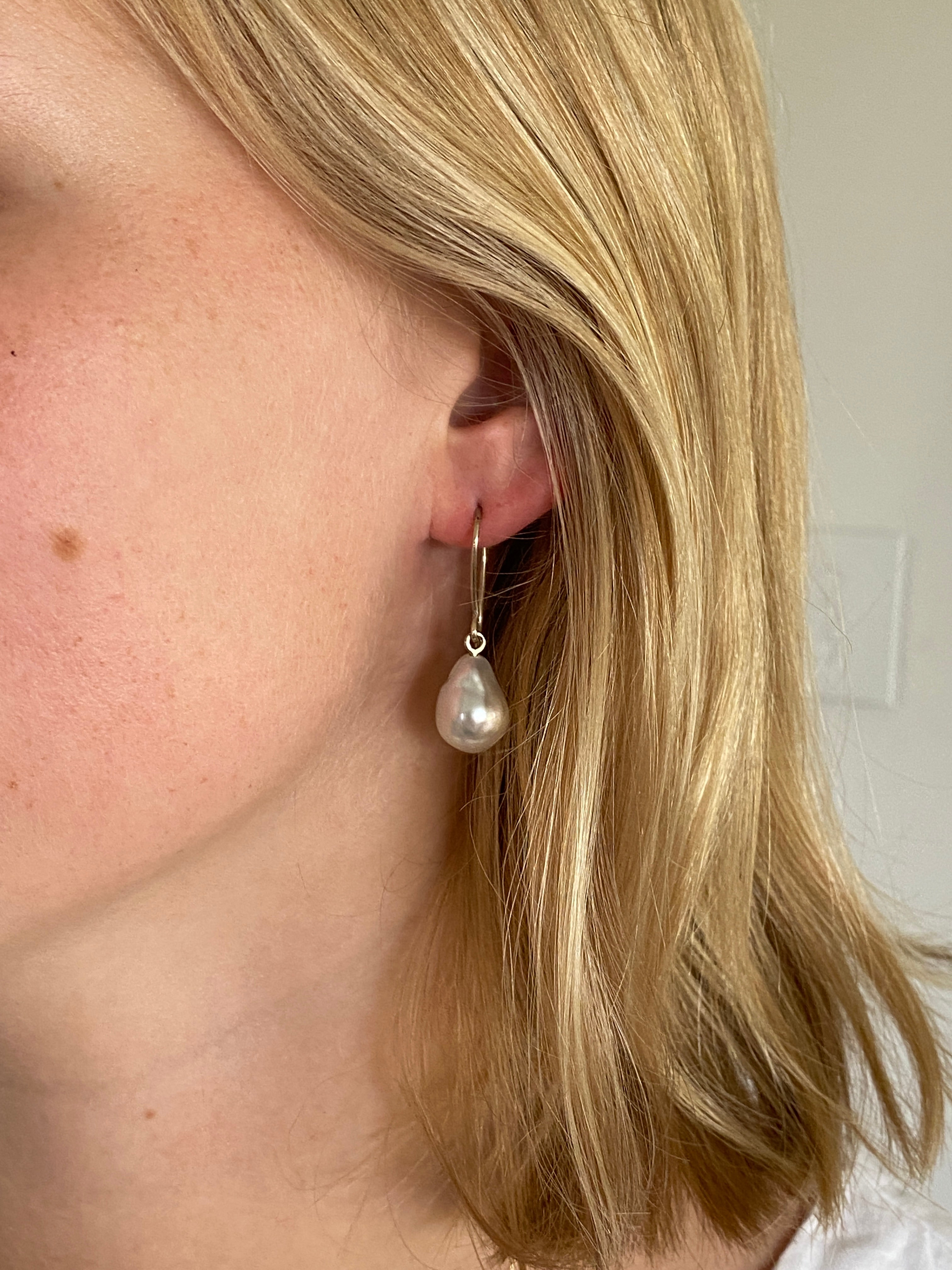 Australian South Sea Pearl Pendant Earrings