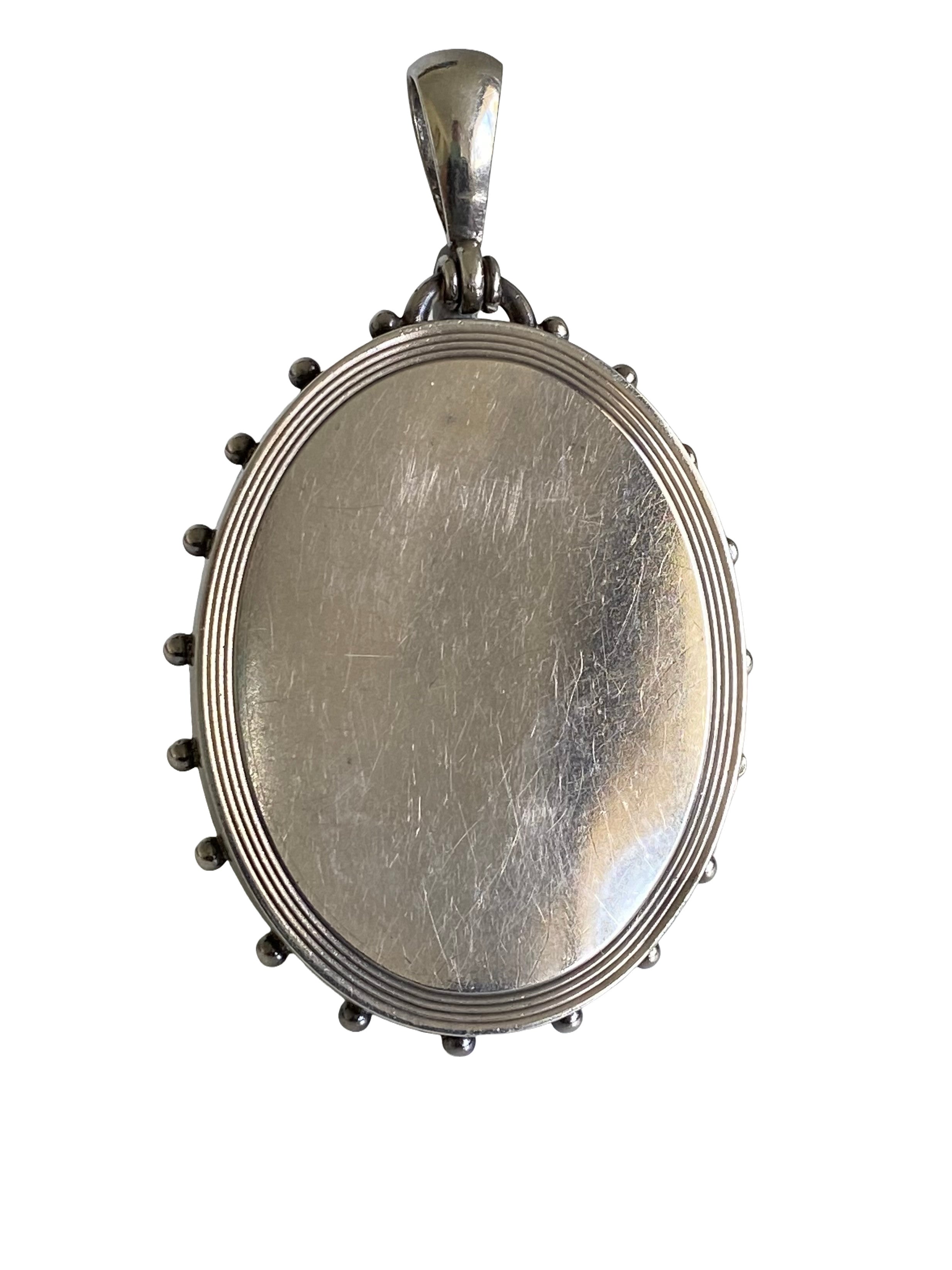 Antique Victorian Sterling Silver Locket,1880’s