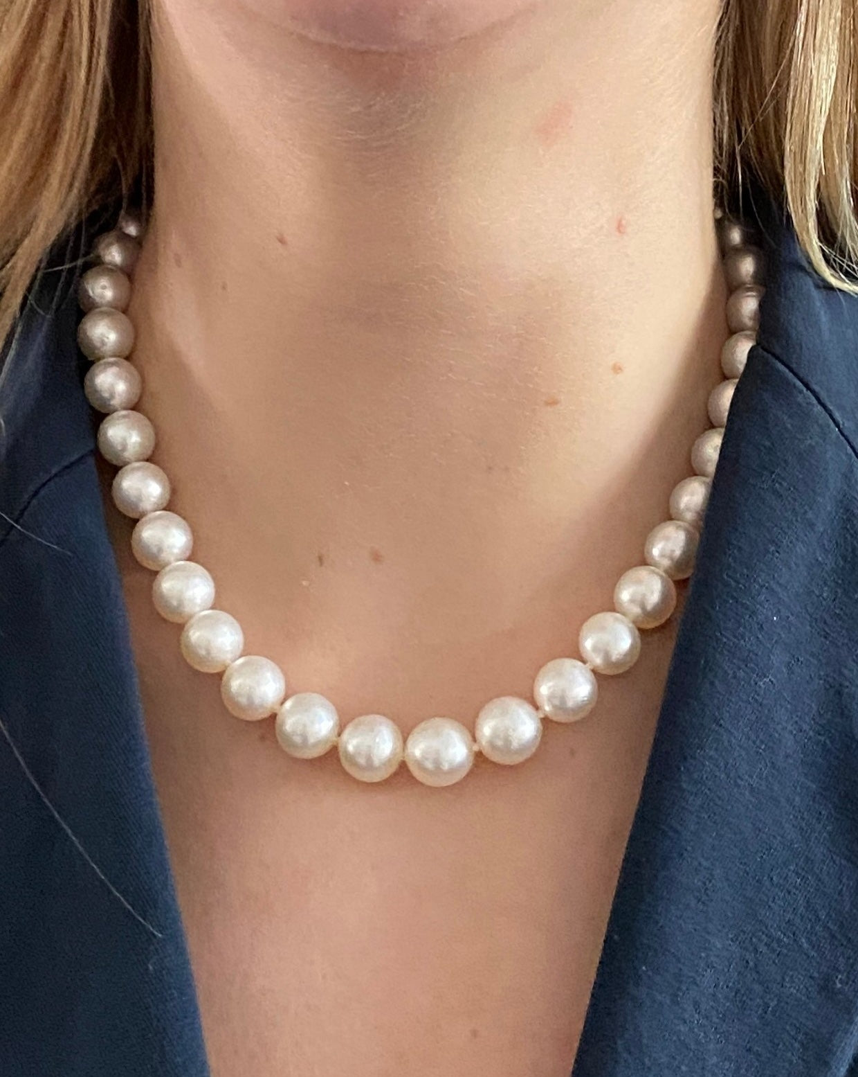 Buy Pearl Necklace Set in Gold with Matching Earrings For Brides –  PoetryDesigns