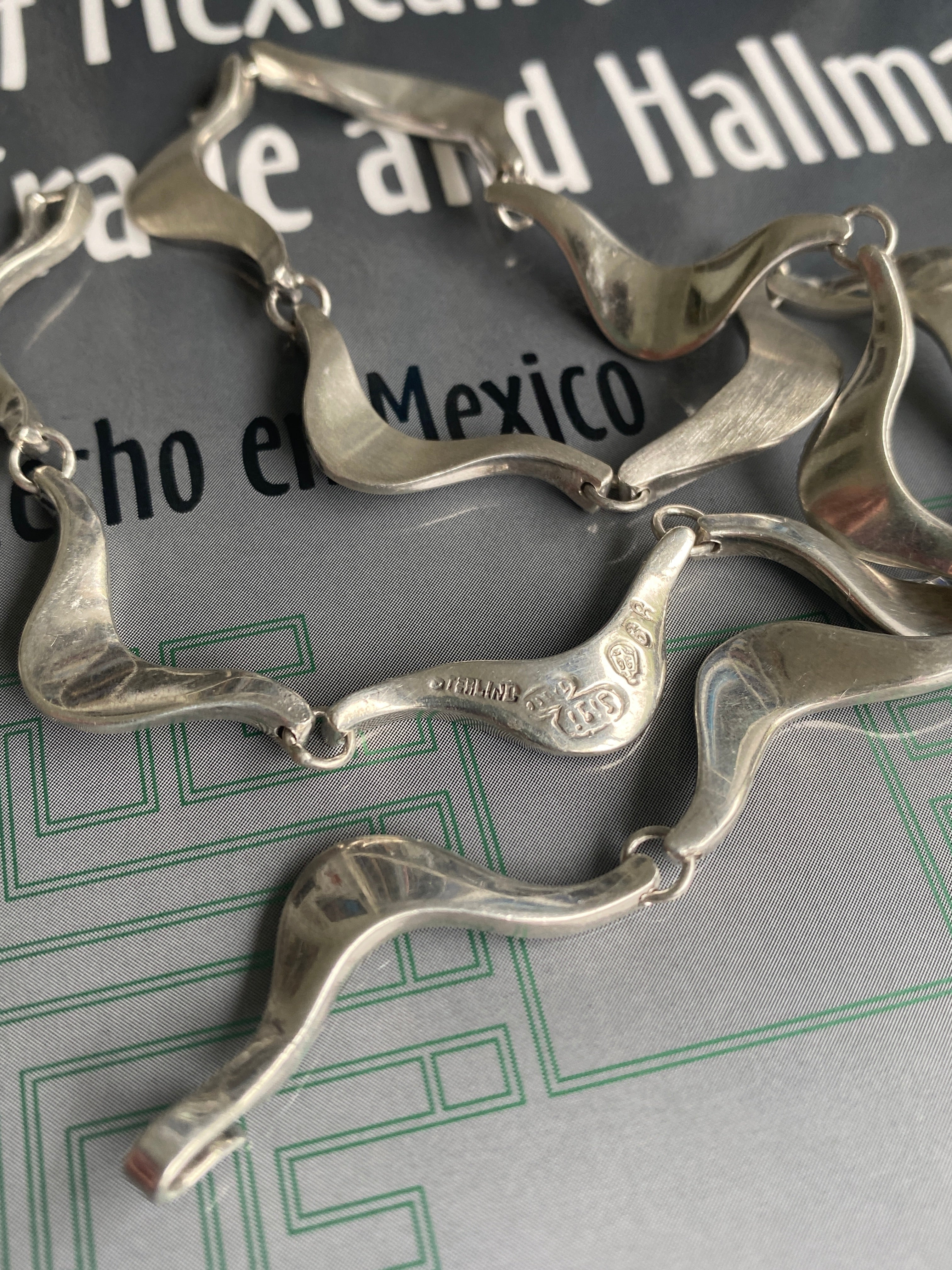Vintage Mexican Silver Collar