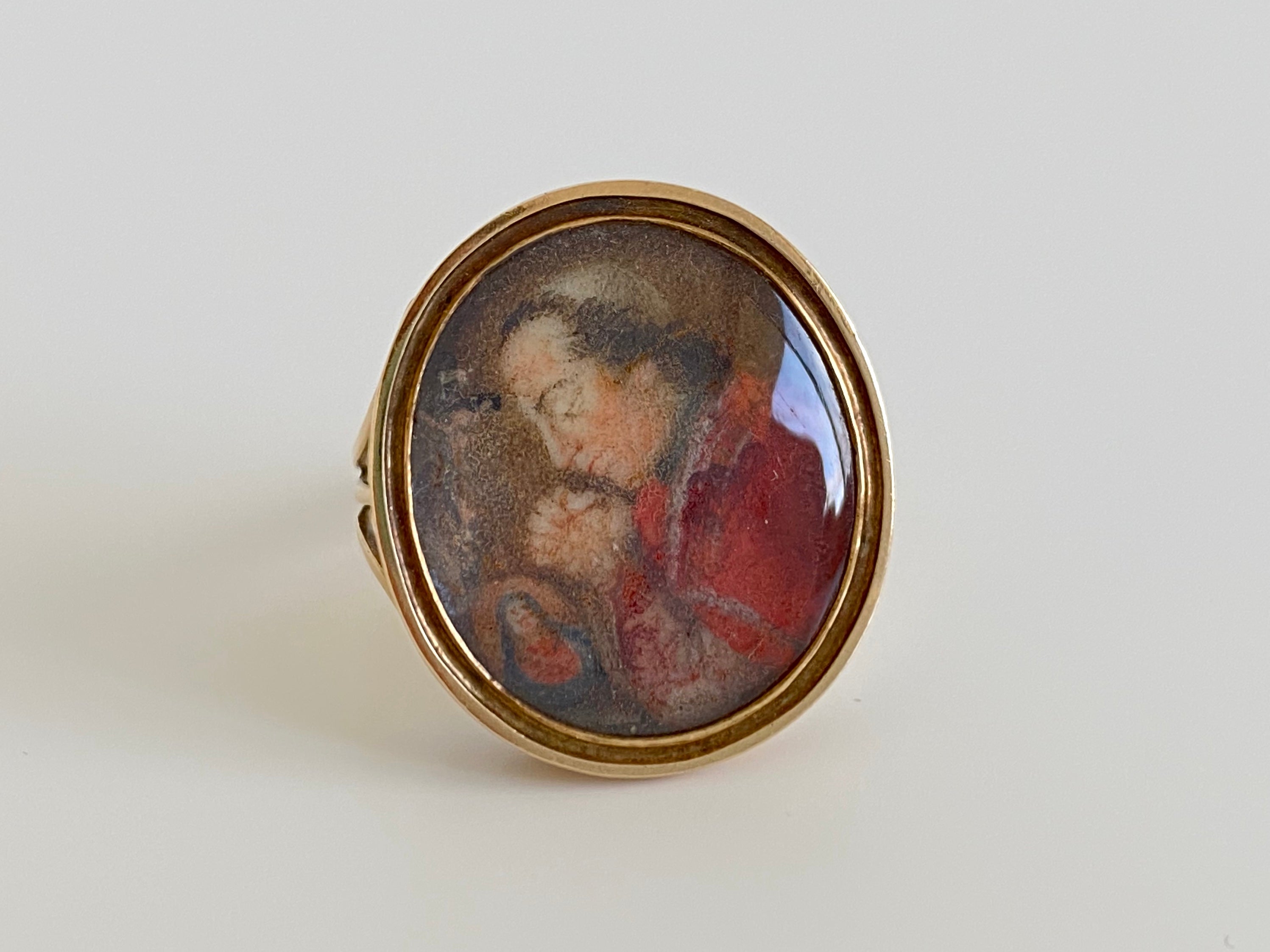 Antique French Portrait Ring