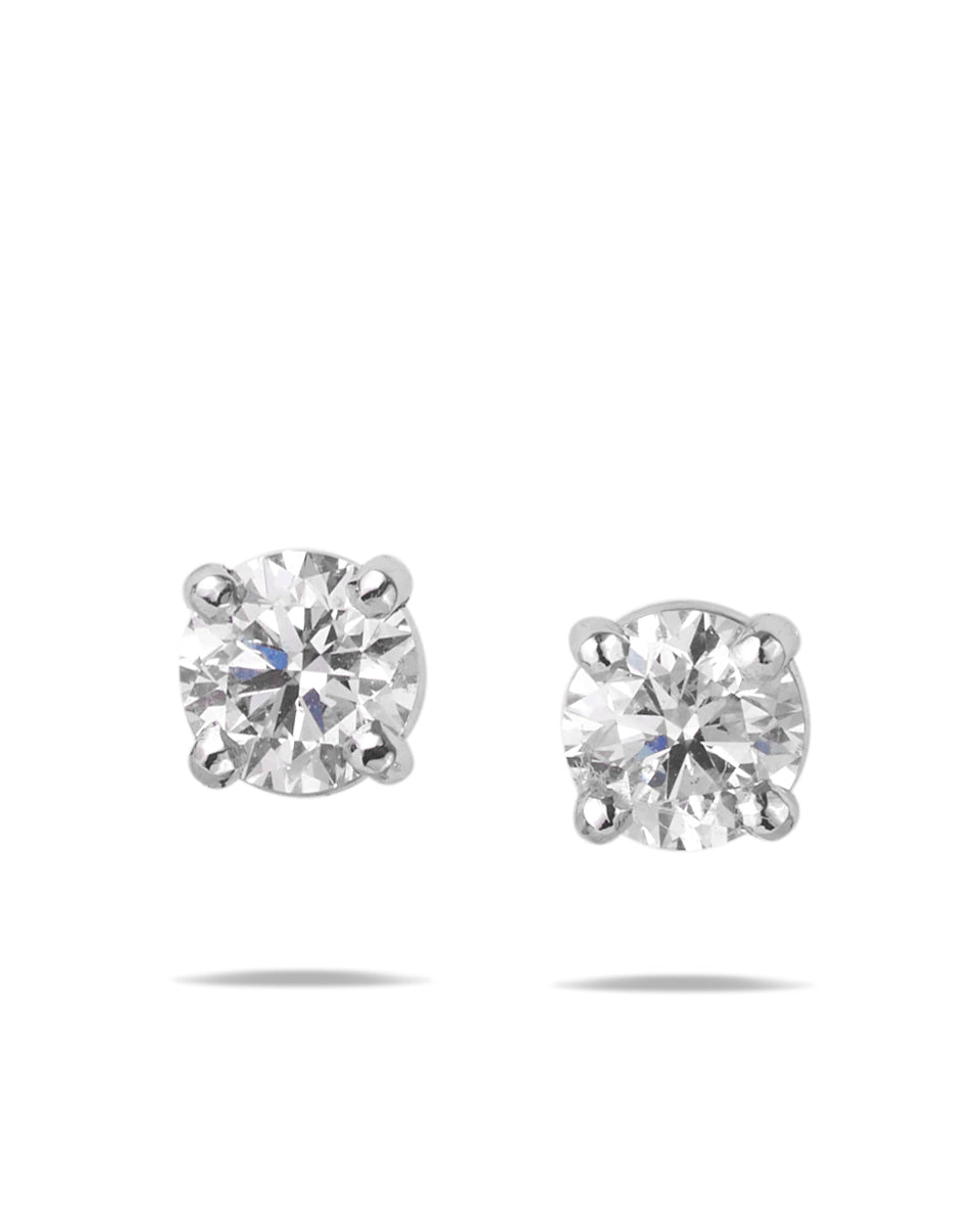 Diamond Stud Earrings,