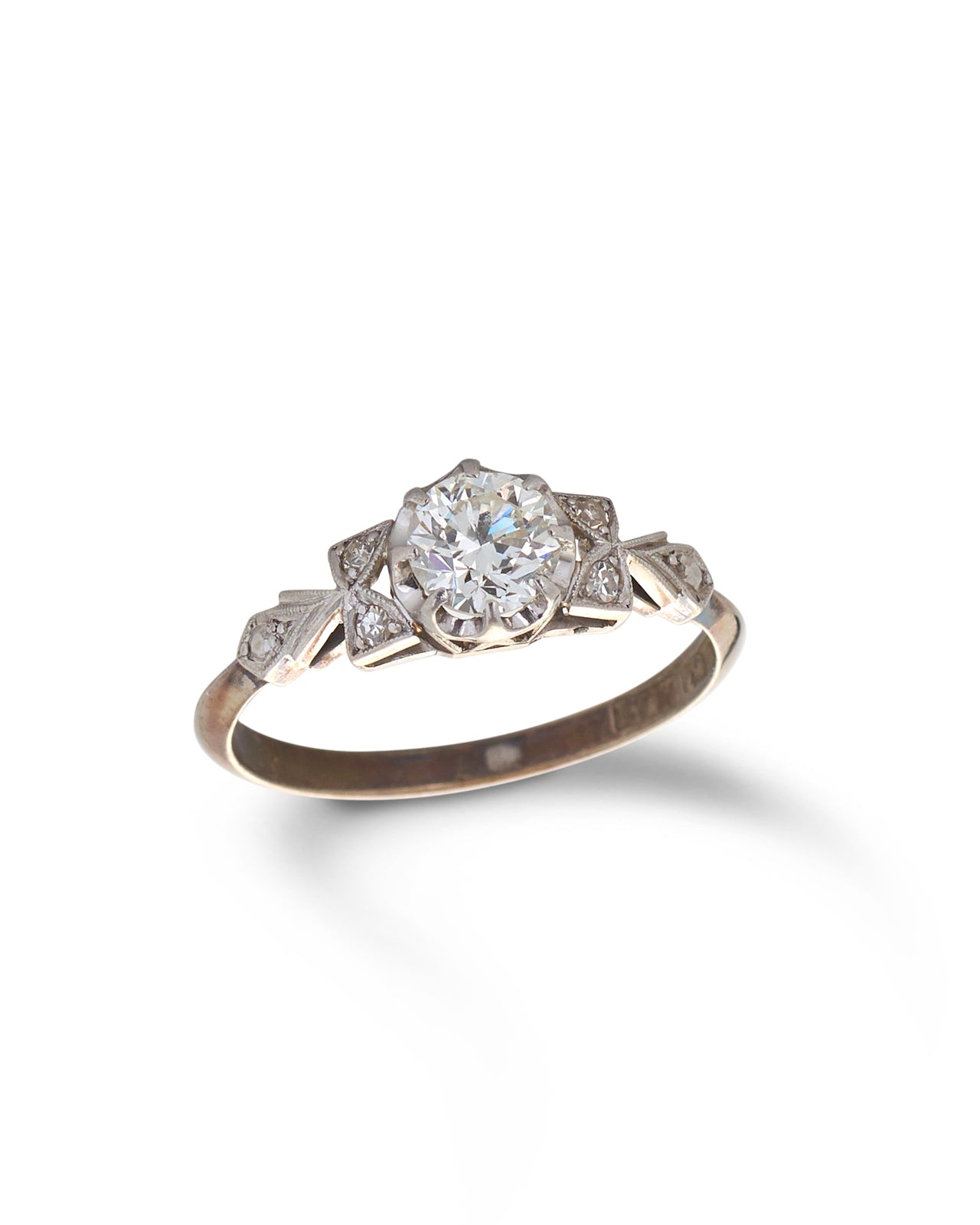 Fine Diamond Solitaire Ring, 1930's