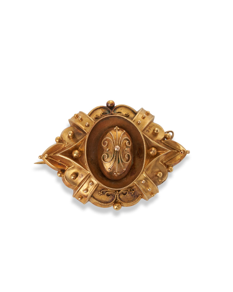 Antique Victorian Gold Brooch